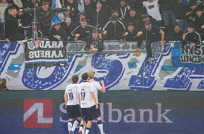 Oddset Pokalen -AGF får lille bøde for pyro