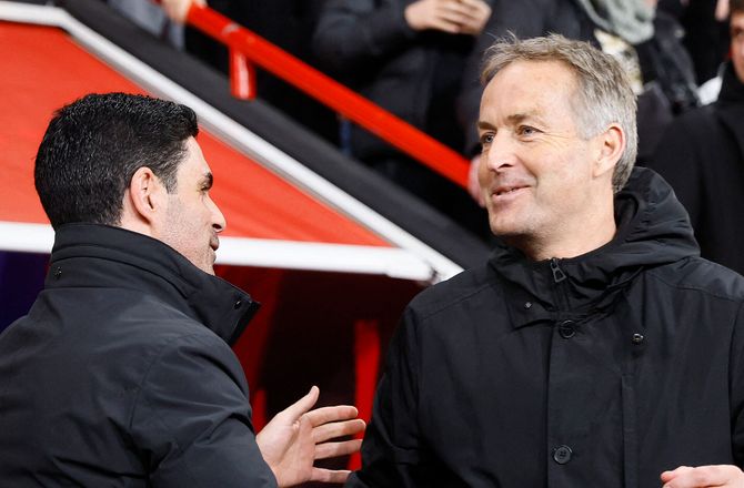 Champions League -Arteta roser Hjulmand: De er godt trænet