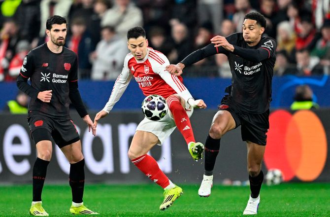 Champions League -SLUT: Leverkusen - Arsenal minut for minut