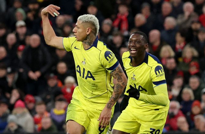 Premier League -Tottenham drillede Liverpool til sidst