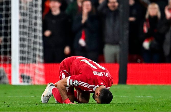 Champions League -Se her: Salah skriver afrikansk historie med CL-jubilæumsmål