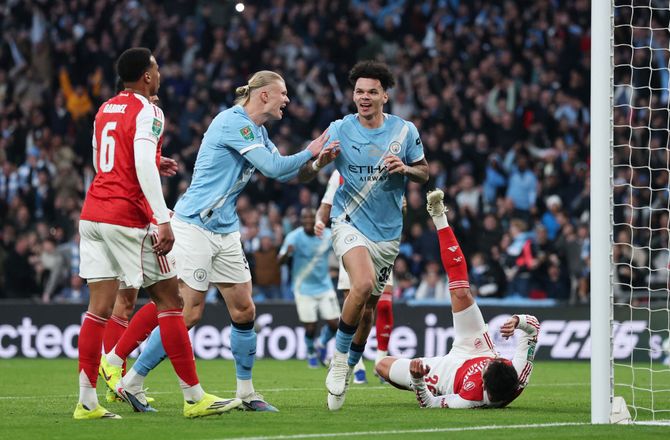 Carabao Cup -City satte Arsenal på plads i pokalfinale