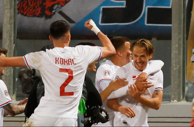 UEFA Nations League C -Mathias Olesen nedlagde Malta