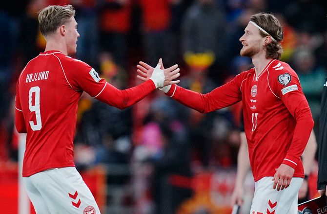VM kval. UEFA -SLUT: Danmark - Nordmakedonien minut for minut