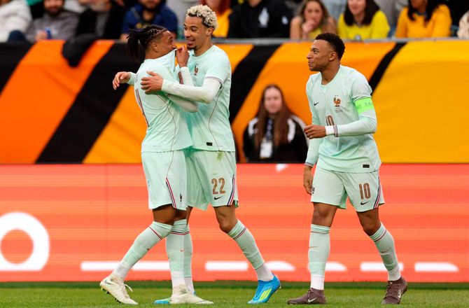 International -Mbappé sikrede sejren mod Brasilien
