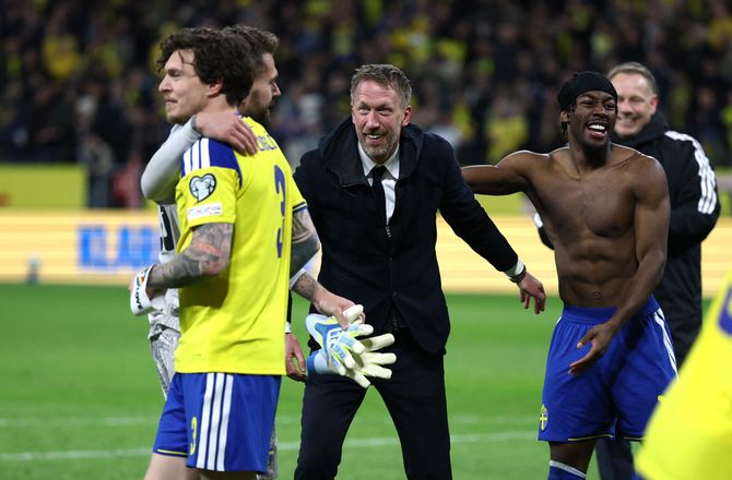 VM kval. UEFA -Sverige og Potter klar til VM: Min største aften