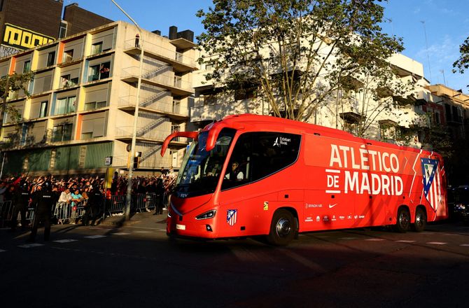 Champions League -Atletico-bus angrebet før CL-brag