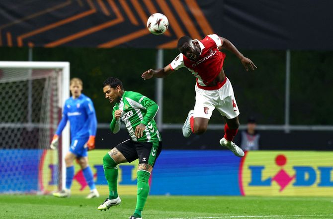 Europa League -Kaotisk start: Braga og Betis delte i første kvartfinale