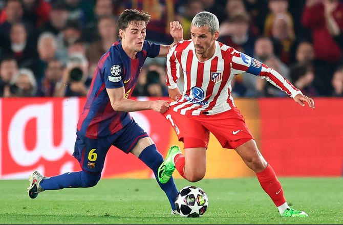 Champions League -Griezmann nød gensyn: Smuk oplevelse