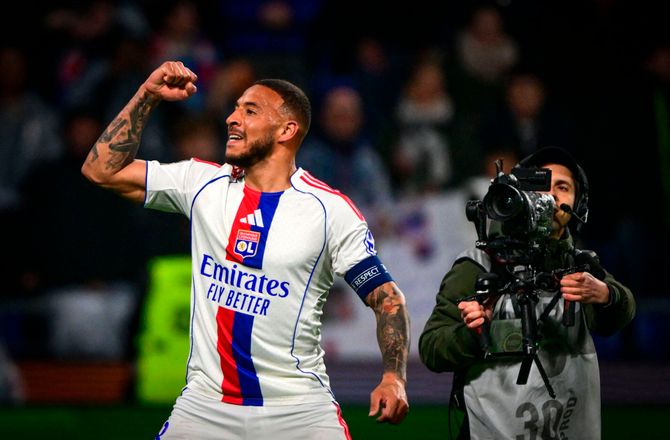 Ligue 1 -Nartey fik en halvleg i Lyon-sejr