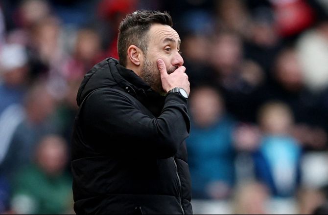 Premier League -De Zerbi bruger anderledes metoder: Mine ord er ikke nok