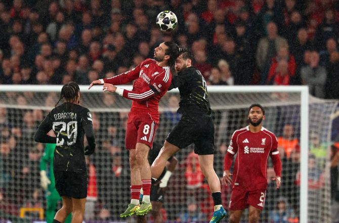 Champions League -SLUT: Liverpool - PSG minut for minut
