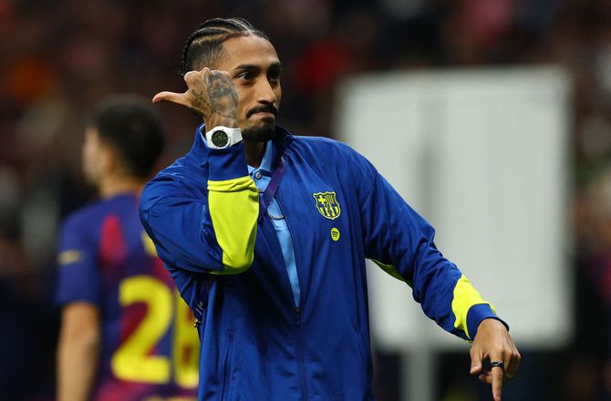 Champions League -Raphinha raser mod dommerne: De frygter en Barca-sejr