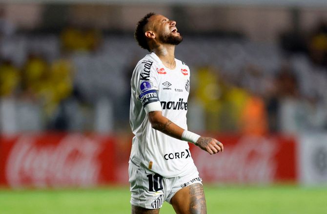 Copa Sudamericana -Neymar i diskussion med fan: 'Du er lidt tyk'