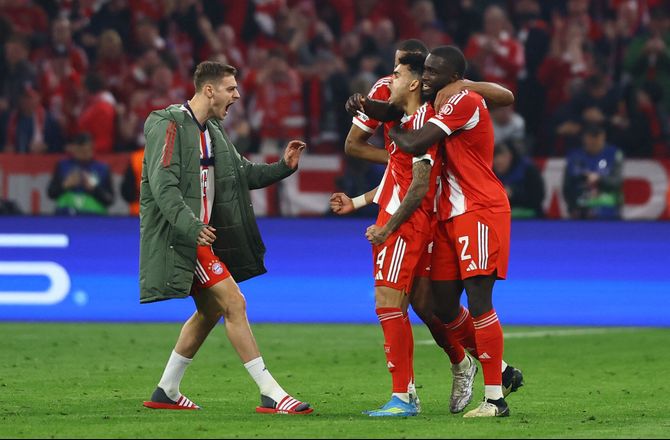 Champions League -Bayern München trak det længste strå i medrivende målfest