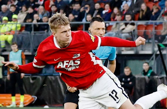 Conference League -Frisparksmål fra Isak Jensen var ikke nok for AZ