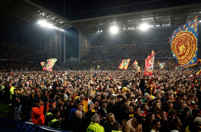Coupe de France -Kæmpe baneinvasion da Lens sikrede finaleplads