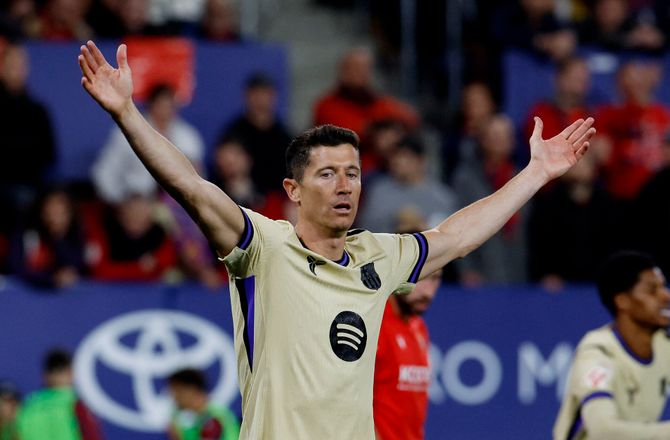 La Liga -Lewandowski meldes tæt på Barca-exit