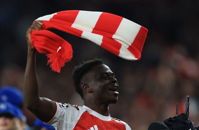 Champions League -Saka giver CL-hint: I ved godt hvem vi vil møde