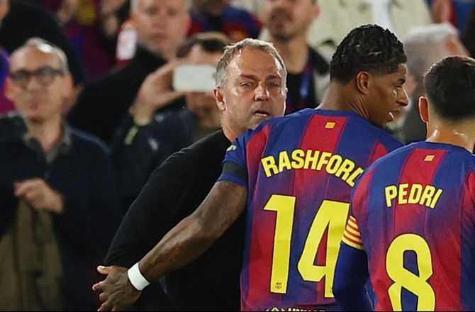 La Liga -Flick vil vente med Rashford: Han har givet os meget