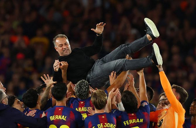 La Liga -Avis: Flick har forlænget i Barcelona