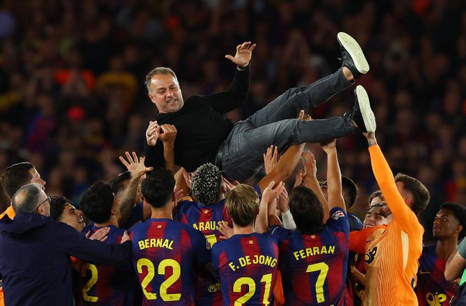 La Liga -To på stribe: Flick er årets træner i La Liga
