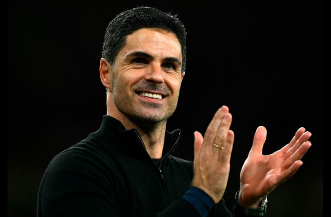 Premier League -Titlen i hus: Arteta er kun overgået af Mourinho
