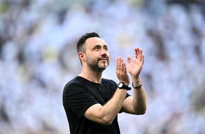 Premier League -De Zerbi tager det roligt: Der er ingen panik