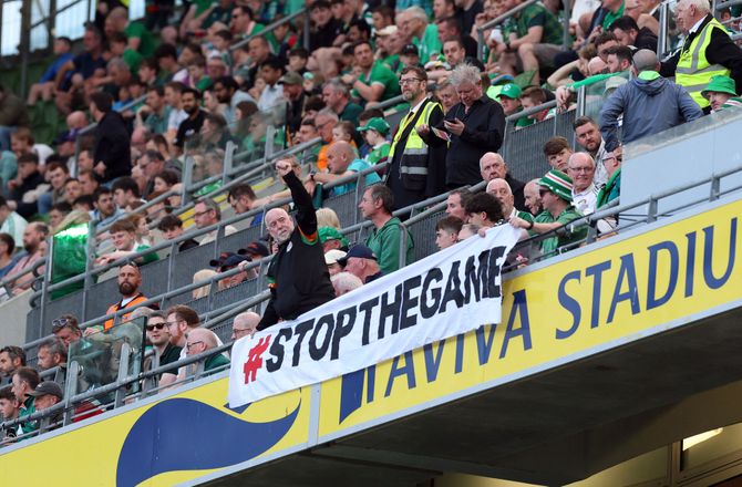 UEFA Nations League B -Mere end 160 irske sportsfolk opfordrer til Israel-boykot