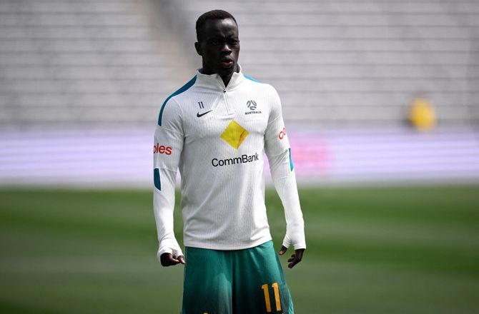 FIFA VM -VM-feber: Starstruck Mabil genkender TV-vært til pressemøde