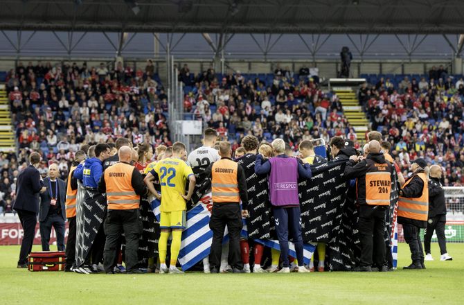 Venskabskampe -Mette Frederiksen om Eriksen-kollaps: En stor forskrækkelse