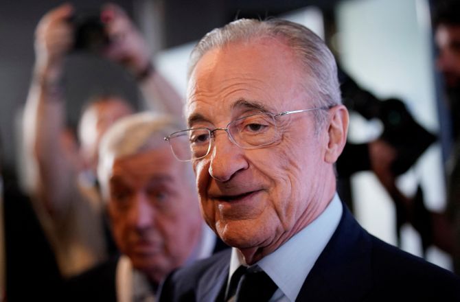 La Liga -Florentino Perez genvalgt som Real Madrid-præsident