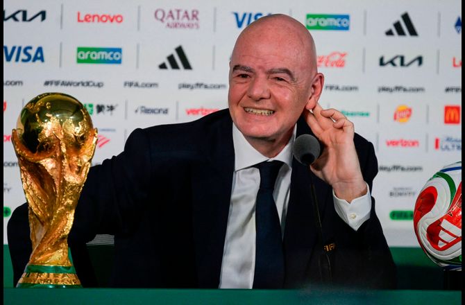 FIFA VM -FIFA-præsident: VM var umuligt uden Trump