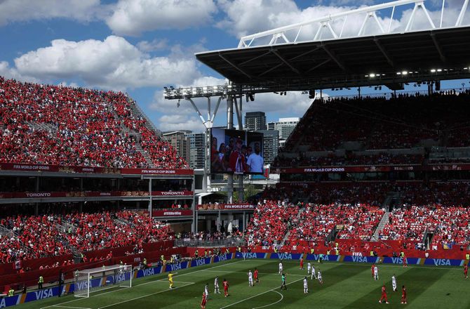 FIFA VM -To tilhængere anholdt ved VM-kamp i Canada