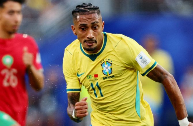 FIFA VM -Ancelotti hylder Raphinha: En af de bedste spillere i verden