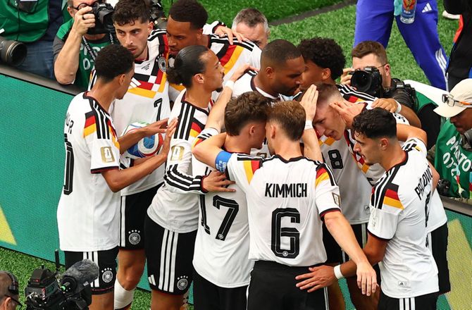 FIFA VM -Tyskland slår brasiliansk VM-rekord