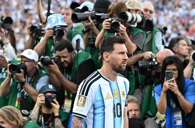 FIFA VM -Lionel Messi skriver VM-historie