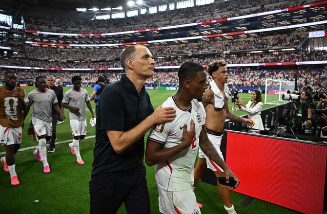 FIFA VM -Tuchel blev tilfreds: Nervøse selv uden bolden