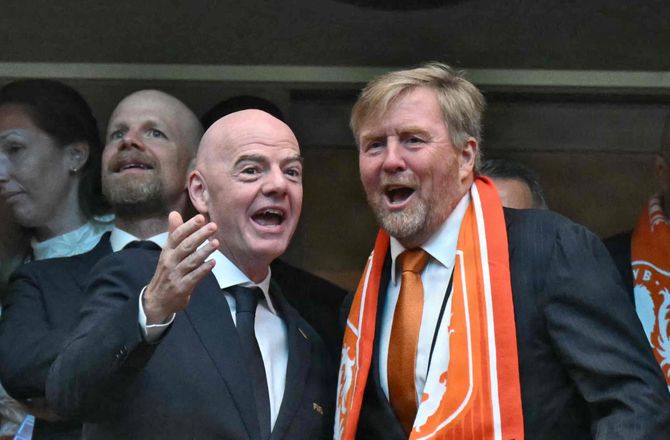 FIFA VM -VM-feber: Hollands konge gav kækt råd til Infantino