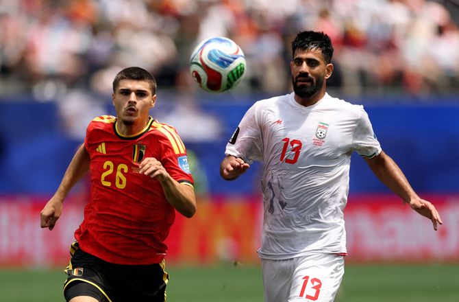 FIFA VM -SLUT: Belgien - Iran minut for minut
