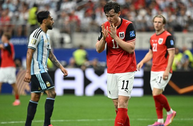 FIFA VM -Gregoritsch oplevede Messi-masterclass: Det gør ondt
