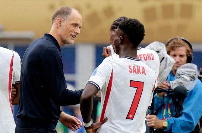 VM -Saka forsvarer udskældt Tuchel: Der bliver altid snakket