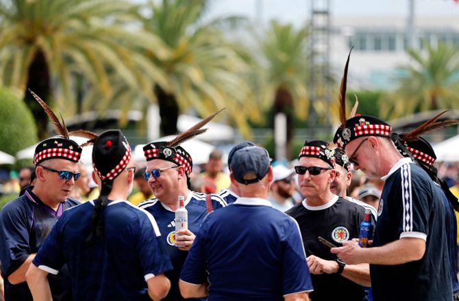 FIFA VM -VM-feber: Skotske fans indtager Miami