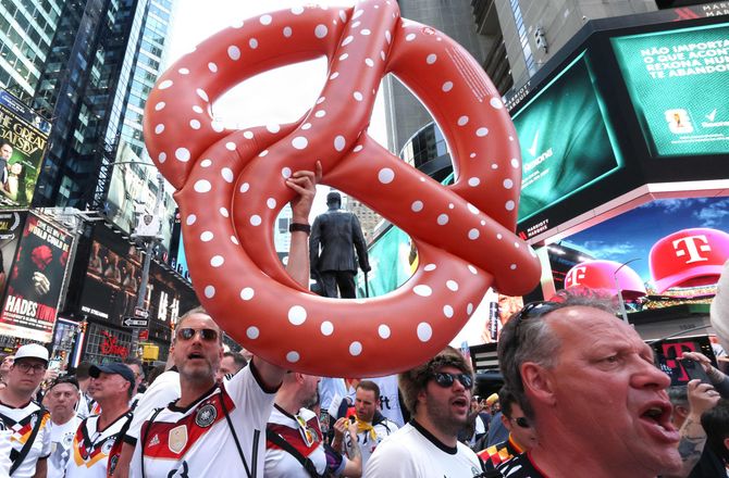 FIFA VM -VM-feber: Tyskland overtager Times Square