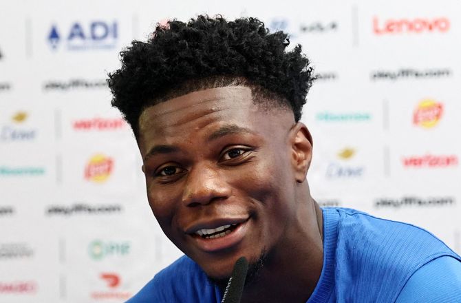 FIFA VM -Fransk stjerne griner ad Haaland-citat: Joker han?