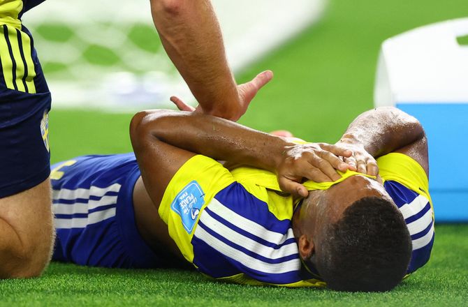 FIFA VM -Svenskers første ord efter skade: Drømmen sluttede tidligt