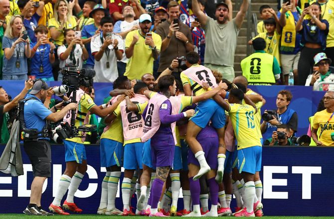 FIFA VM -SLUT: Brasilien - Japan minut for minut