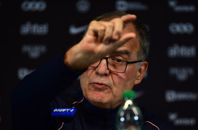 FIFA VM -Bielsa afviser konflikt med Uruguay-stjerner