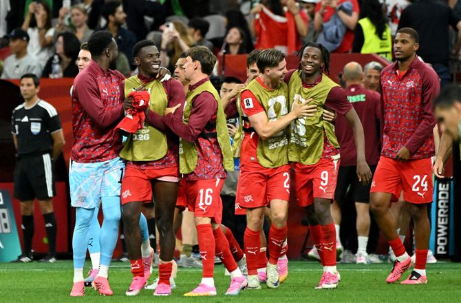 FIFA VM -Schweiz uden stjernetrio i møde med Colombia