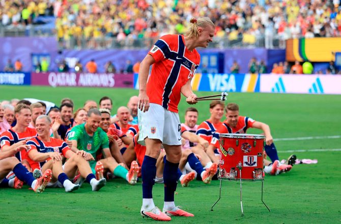 FIFA VM -VM-feber: Haaland overtager tromme-tjansen